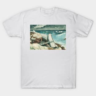 After the Hurricane, Bahamas by Winslow Homer T-Shirt